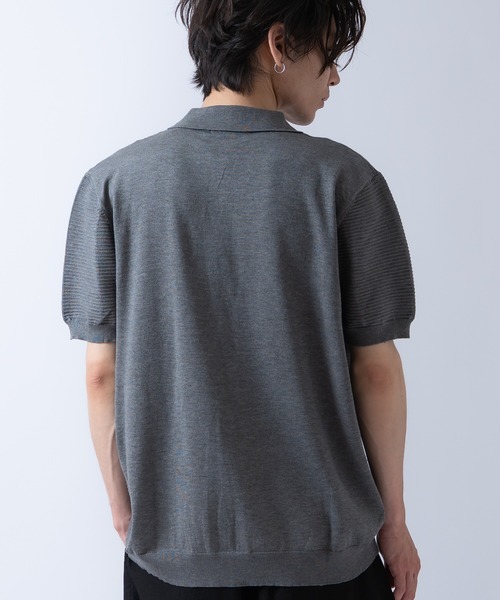 Crownor(クラウノアー)の「スキッパー 半袖ポロシャツ(ポロシャツ・メンズ・ブラック/グレー/ホワイト・MEDIUM/LARGE)」の10枚目の写真