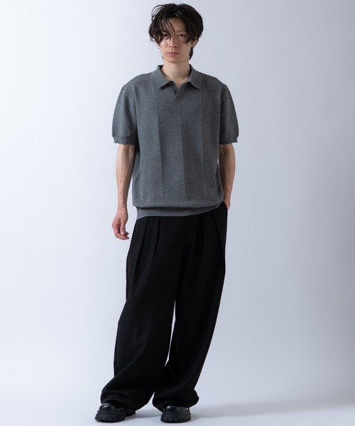 Crownor(クラウノアー)の「スキッパー 半袖ポロシャツ(ポロシャツ・メンズ・ブラック/グレー/ホワイト・MEDIUM/LARGE)」の11枚目の写真