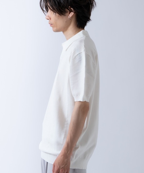 Crownor(クラウノアー)の「スキッパー 半袖ポロシャツ(ポロシャツ・メンズ・ブラック/グレー/ホワイト・MEDIUM/LARGE)」の13枚目の写真