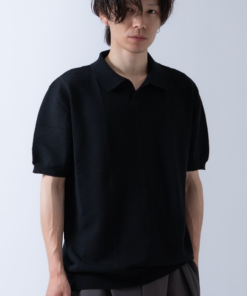 Crownor(クラウノアー)の「スキッパー 半袖ポロシャツ(ポロシャツ・メンズ・ブラック/グレー/ホワイト・MEDIUM/LARGE)」の16枚目の写真