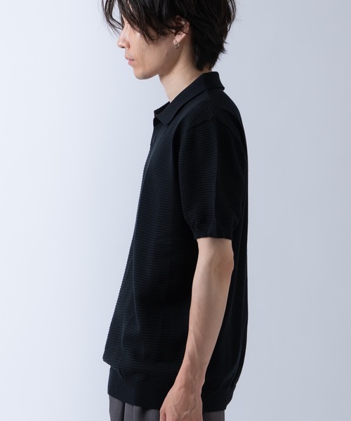 Crownor(クラウノアー)の「スキッパー 半袖ポロシャツ(ポロシャツ・メンズ・ブラック/グレー/ホワイト・MEDIUM/LARGE)」の17枚目の写真