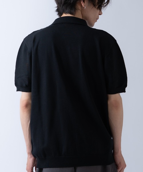Crownor(クラウノアー)の「スキッパー 半袖ポロシャツ(ポロシャツ・メンズ・ブラック/グレー/ホワイト・MEDIUM/LARGE)」の6枚目の写真