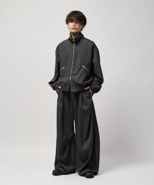 Lui's(ルイス)の「SURJENT スタンドブルゾン(ブルゾン・メンズ・ブラック/チャコールグレー・1/2)」の16枚目の写真