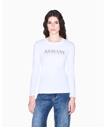 【A|X アルマーニ エクスチェンジ】<オンライン限定>AXロゴ 長袖クルーネックTシャツ/SLIM
