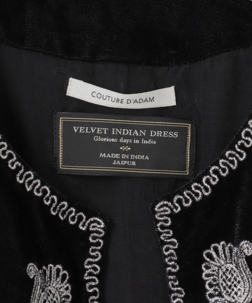 Couture d'adam(クチュールドアダム)の「COUTURE D’ADAM (クチュール ド アダム) Velvet Embroidery ジャケット(その他アウター・メンズ・ブラック・42/40)」の4枚目の写真