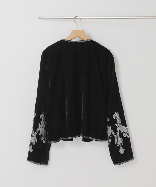 Couture d'adam(クチュールドアダム)の「COUTURE D’ADAM (クチュール ド アダム) Velvet Embroidery ジャケット(その他アウター・メンズ・ブラック・42/40)」の6枚目の写真
