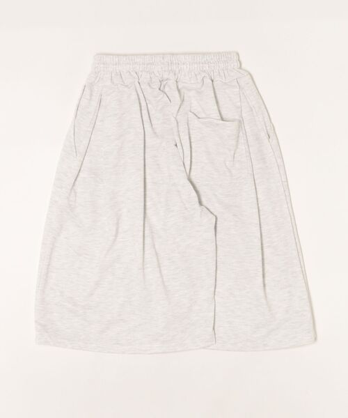 B.I.D.(ビーアイディー)の「《Bz》スウェットタックワイドハーフパンツ(MA/EK168)(スウェットパンツ・レディース・ライトグレー・FREE)」の10枚目の写真