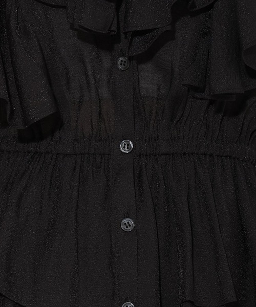 AND COUTURE(アンドクチュール)の「ボリュームフリルブラウス(シャツ/ブラウス・レディース・アイボリー/オレンジ/ブラック・FREE)」の14枚目の写真