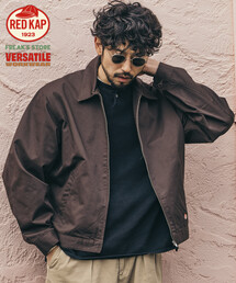 RED KAP（レッドキャップ）の「RED KAP/レッドキャップ 別注 SMU JK-22 SHORT LENGTH ジップアップ ワークジャケット/ジップブルゾン（ブルゾン）」