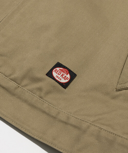 RED KAP（レッドキャップ）の「RED KAP/レッドキャップ 別注 SMU JK-22 SHORT LENGTH ジップアップ ワークジャケット/ジップブルゾン（ブルゾン・メンズ・グリーン/ベージュ/ブラウン/チャコールグレー/ブラック・MEDIUM/LARGE）」の12枚目の写真