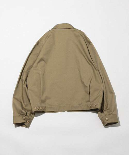 RED KAP（レッドキャップ）の「RED KAP/レッドキャップ 別注 SMU JK-22 SHORT LENGTH ジップアップ ワークジャケット/ジップブルゾン（ブルゾン・メンズ・グリーン/ベージュ/ブラウン/チャコールグレー/ブラック・MEDIUM/LARGE）」の14枚目の写真