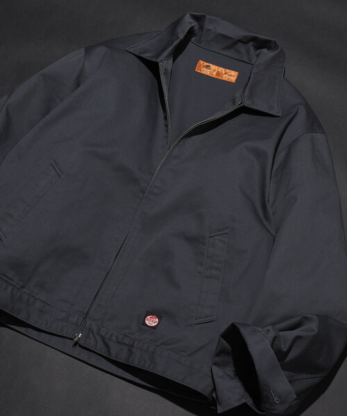 RED KAP（レッドキャップ）の「RED KAP/レッドキャップ 別注 SMU JK-22 SHORT LENGTH ジップアップ ワークジャケット/ジップブルゾン（ブルゾン・メンズ・グリーン/ベージュ/ブラウン/チャコールグレー/ブラック・MEDIUM/LARGE）」の3枚目の写真