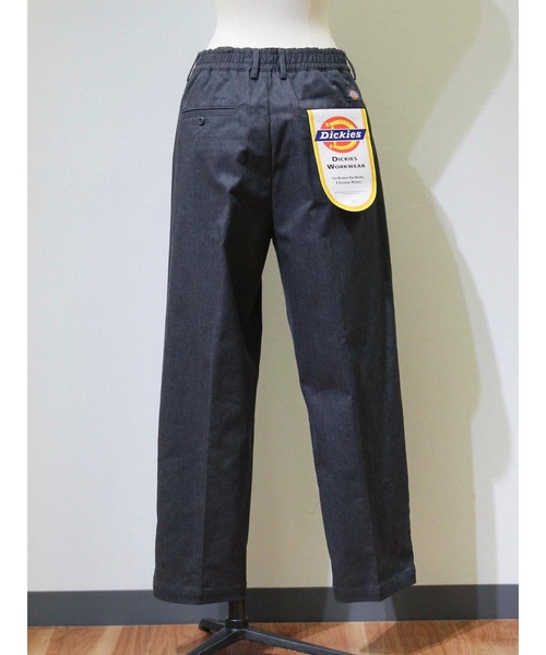 Dickies(ディッキーズ)の「【EDIT-B×Dickies】リラックス タックパンツ(チノパンツ・レディース・ベージュ/グレー/ブラック・M/L)」の2枚目の写真