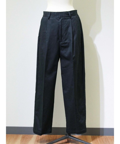 Dickies(ディッキーズ)の「【EDIT-B×Dickies】リラックス タックパンツ(チノパンツ・レディース・ベージュ/グレー/ブラック・M/L)」の4枚目の写真