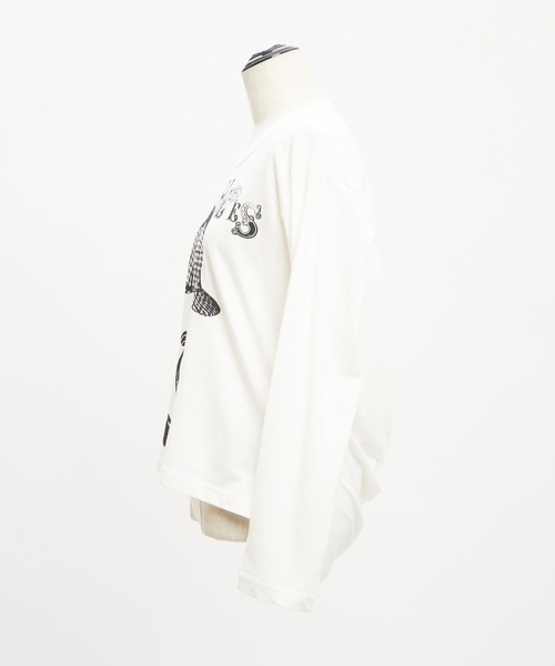 gomme(ゴム)の「シャーロックホームズT(Tシャツ/カットソー・レディース・ブラウン/チャコールグレー/ブラック/ホワイト・MEDIUM)」の11枚目の写真