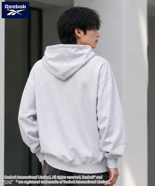 Reebok(リーボック)の「【web別注】Reebok リーボック メンズワンポイントロゴ裏起毛ジップアップ(スウェット・メンズ・ネイビー/アッシュグレー/ホワイト/ブラック・M/LL/L)」の17枚目の写真