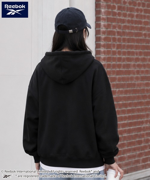 Reebok(リーボック)の「【web別注】Reebok リーボック メンズワンポイントロゴ裏起毛ジップアップ(スウェット・メンズ・ネイビー/アッシュグレー/ホワイト/ブラック・M/LL/L)」の11枚目の写真