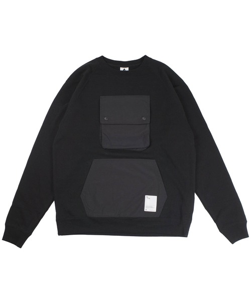 INNOCENT(イノセント)の「【Wasted Collective/ウェイステッド コレクティブ】Recycled Cotton Fleece Crew WC-RCCRW01(スウェット・メンズ・オリーブ/ブラック・SMALL/MEDIUM/LARGE/X-LARGE/XX-LARGE/X-SMALL)」の3枚目の写真