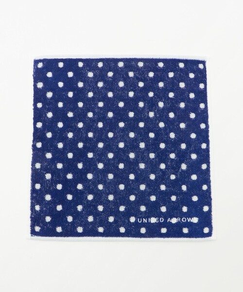 UNITED ARROWS(ユナイテッドアローズ)の「パイル ドット ハンカチ(バンダナ/スカーフ・メンズ・ブラック/ネイビー・FREE)」の8枚目の写真