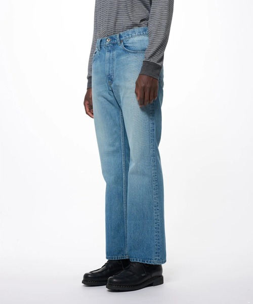 markaware（マーカウェア）の「【marka】SLIGHT FLARE JEANS（デニムパンツ・メンズ・インディゴブルー・1/2）」の2枚目の写真
