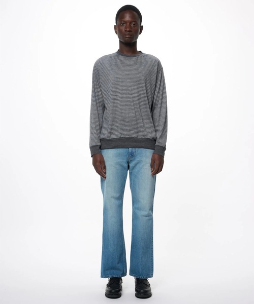 markaware（マーカウェア）の「【marka】SLIGHT FLARE JEANS（デニムパンツ・メンズ・インディゴブルー・1/2）」の4枚目の写真