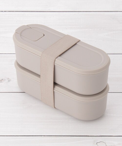 one'sterrace（ワンズテラス）の「CB MECLIDスリムランチボックス 640ml（お弁当箱・レディース・ベージュ系8/グレー系4・99）」の7枚目の写真