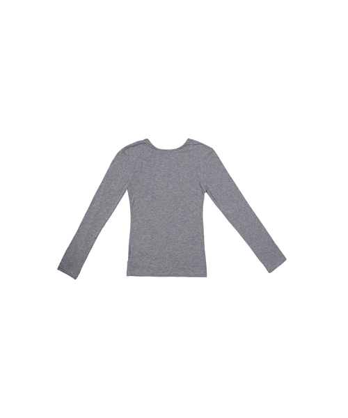 WAVEGIRL(ウェーブガール)の「テンセルタウンTシャツ(全5色)(Tシャツ/カットソー・レディース・ライトブルー/ホワイト/ライトグレー/ブラック/PINK・FREE)」の3枚目の写真