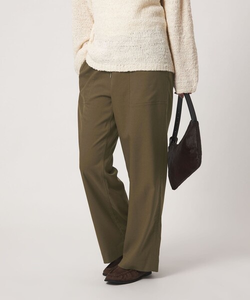 BEAUTY&YOUTH UNITED ARROWS（ビューティーアンドユースユナイテッドアローズ）の「ポリエステルブレンド パッチポケットパンツ ウォッシャブル（その他パンツ・レディース・オリーブ/ネイビー・XS/L/S/M）」の3枚目の写真