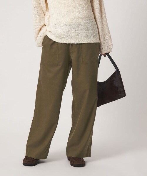 BEAUTY&YOUTH UNITED ARROWS（ビューティーアンドユースユナイテッドアローズ）の「ポリエステルブレンド パッチポケットパンツ ウォッシャブル（その他パンツ・レディース・オリーブ/ネイビー・XS/L/S/M）」の4枚目の写真