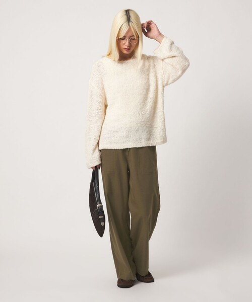 BEAUTY&YOUTH UNITED ARROWS（ビューティーアンドユースユナイテッドアローズ）の「ポリエステルブレンド パッチポケットパンツ ウォッシャブル（その他パンツ・レディース・オリーブ/ネイビー・XS/L/S/M）」の5枚目の写真