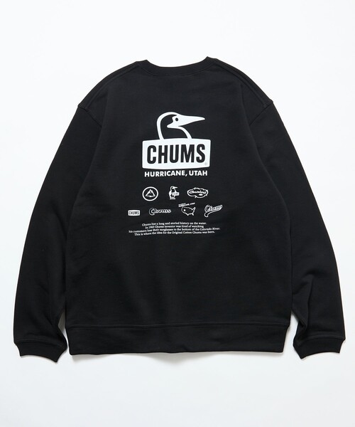 CHUMS(チャムス)の「CHUMS/チャムス 別注 チャムス ヒストリー スウェット / CHUMS History SWT(スウェット・メンズ・グレー/ブラック/ナチュラル・SMALL/X-LARGE/LARGE/MEDIUM)」の16枚目の写真
