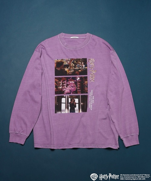 BAYFLOW(ベイフロー)の「【BAYFLOW×Harry Potter】プリントトップス(Tシャツ/カットソー・レディース・ラベンダー/チャコール/オフホワイト・FREE)」の1枚目の写真