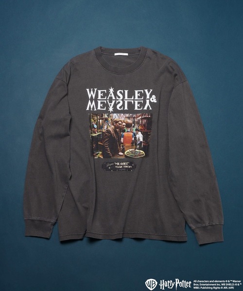 BAYFLOW(ベイフロー)の「【BAYFLOW×Harry Potter】プリントトップス(Tシャツ/カットソー・レディース・ラベンダー/チャコール/オフホワイト・FREE)」の3枚目の写真