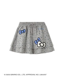 リボン裏毛スカート