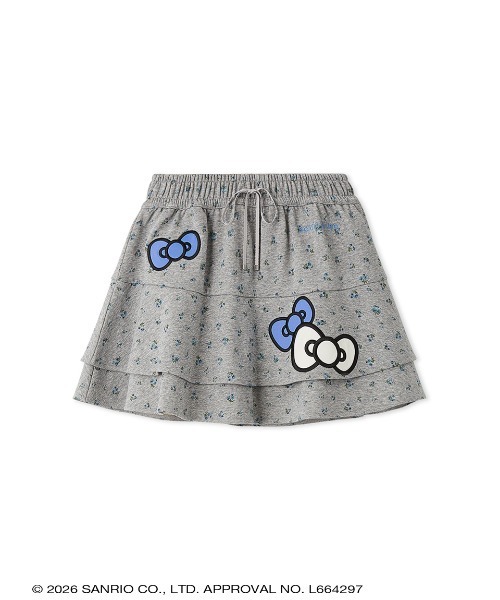 sanrio house(サンリオハウス)の「リボン裏毛スカート(スカート・レディース・オフホワイト/その他・F)」の2枚目の写真