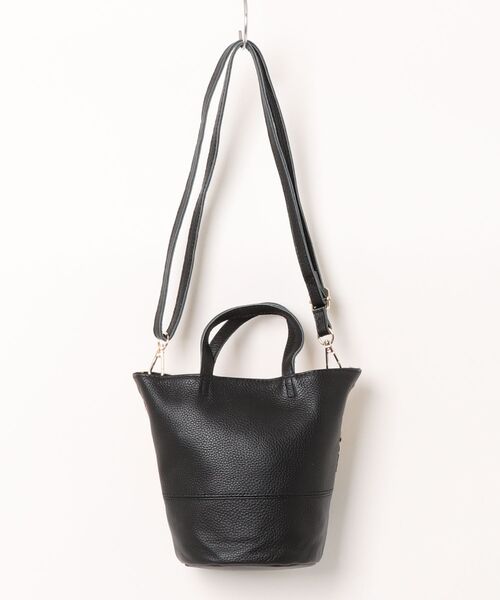 COOCO(クーコ)の「【MG】【cooco】ホースヘアxシュリンクレザーバケツ型ミニ2WAYトートバッグ(トートバッグ・レディース・アニマル/レオパード・FREE)」の7枚目の写真