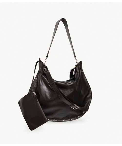 OMNIPOTENT(オムニポテント)の「Morrow Hobo Bag & Pouch _4colors(ショルダーバッグ・レディース・ブラック/ダークブラウン/ブラウン/ワイン・FREE)」の3枚目の写真