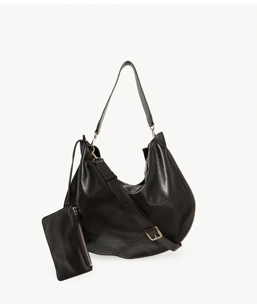OMNIPOTENT(オムニポテント)の「Morrow Hobo Bag & Pouch _4colors(ショルダーバッグ・レディース・ブラック/ダークブラウン/ブラウン/ワイン・FREE)」の1枚目の写真