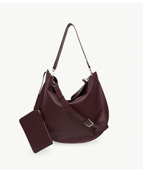 OMNIPOTENT(オムニポテント)の「Morrow Hobo Bag & Pouch _4colors(ショルダーバッグ・レディース・ブラック/ダークブラウン/ブラウン/ワイン・FREE)」の4枚目の写真