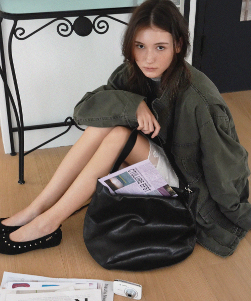 OMNIPOTENT(オムニポテント)の「Morrow Hobo Bag & Pouch _4colors(ショルダーバッグ・レディース・ブラック/ダークブラウン/ブラウン/ワイン・FREE)」の8枚目の写真