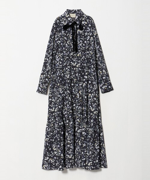 UNITED ARROWS 総柄ワンピース チェック フラワー プリント ワンピース（ワンピース）｜UNITED ARROWS