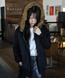 Kotoe（コトエ）の「【UNISEX】 Fファー付き フード ジップパーカー（パーカー）」