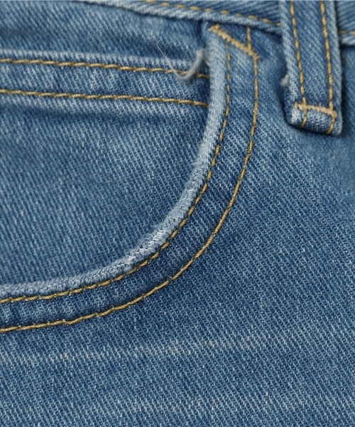 VIS（ビス）の「【ヒルナンデス！放映】スリムテーパードデニム（デニムパンツ・レディース・ホワイト/ネイビー/ブルー系その他・SMALL/MEDIUM/XS.P）」の9枚目の写真