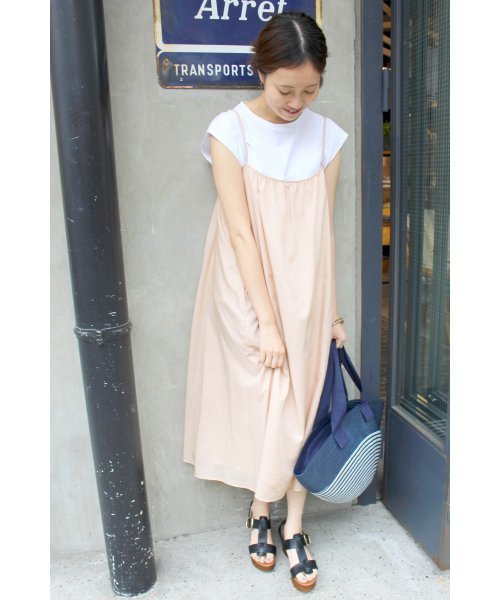 Slobe Iena スローブイエナ の キャミワンピース インナーレイヤーtシャツセット ワンピース Wear Slobe Iena スローブイエナ の キャミワンピース インナーレイヤーtシャツセット ワンピース Wear