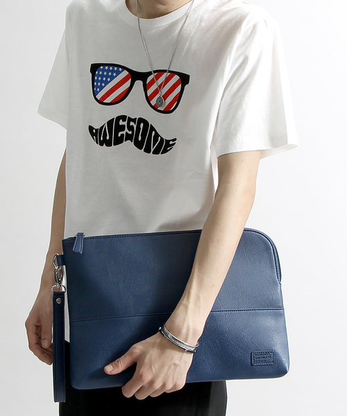 Wego ウィゴー の Wego フェイクレザークラッチバック クラッチバッグ Wear