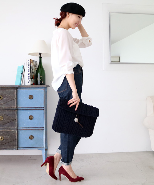 N.（N. Natural Beauty Basic）（エヌエヌナチュラルビューティーベーシック）の「ウォッシャブルビエラブラウス（シャツ/ブラウス・レディース・グレー/ホワイト/カーキ・MEDIUM）」の13枚目の写真