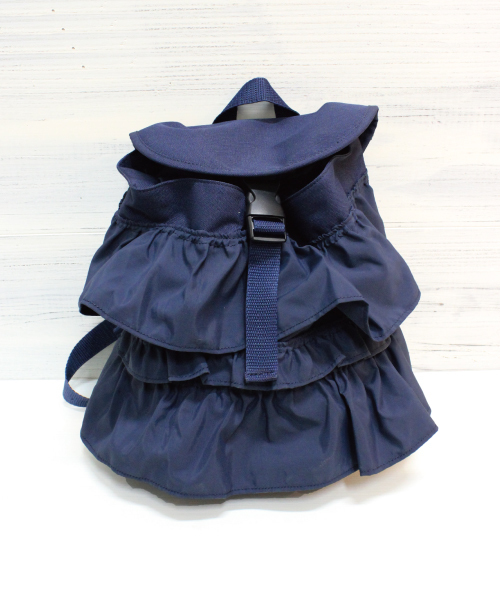 mysty woman（ミスティウーマン）の「フリルリュック（バックパック/リュック・レディース・ネイビー/ブラック/ベージュ・FREE）」の7枚目の写真