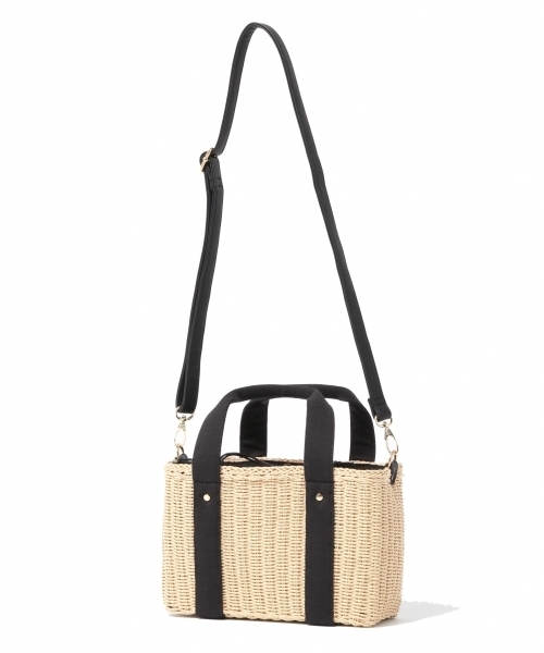 LEPSIM(レプシィム)の「ペーパーミニショルダーバッグ 743881(ショルダーバッグ・レディース・ブラック/ダークブラウン/ナチュラル/ブルー・ONE SIZE)」の7枚目の写真