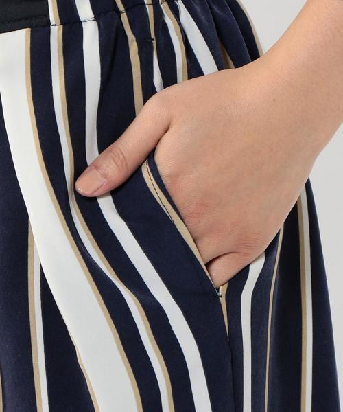 coen（コーエン）の「レジメンタルストライプクロップドパンツ（その他パンツ・レディース・オリーブ/ネイビー・LARGE/MEDIUM）」の12枚目の写真