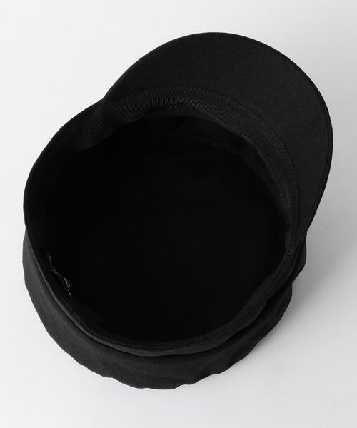 green label relaxing（グリーンレーベルリラクシング）の「CB リネンマリンキャスケットキャップ ◆（キャスケット・レディース・ブラック/ベージュ・FREE）」の6枚目の写真